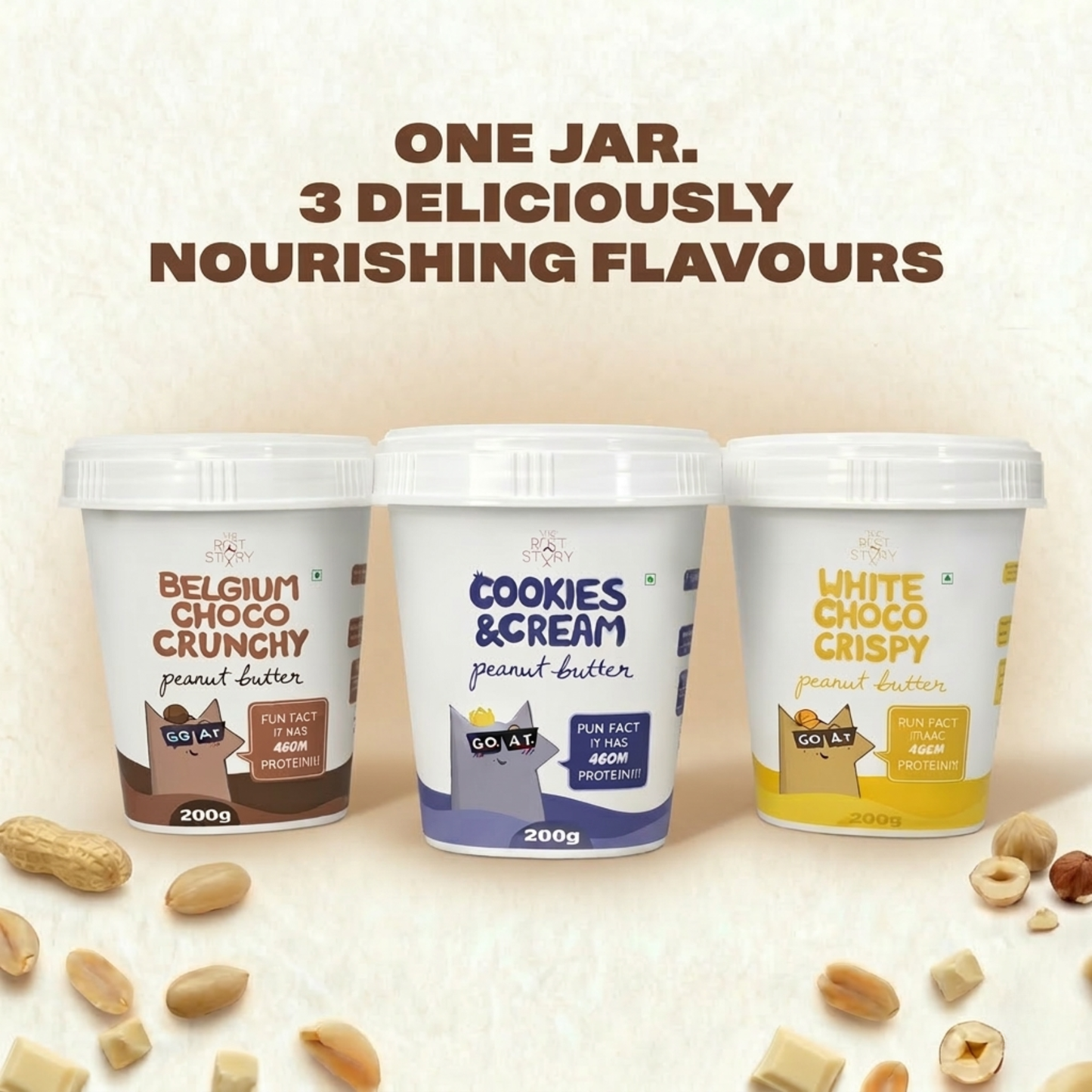 The Triple Spread (200g each)